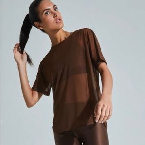 NOLI Mesh Flow Tee-Cafe